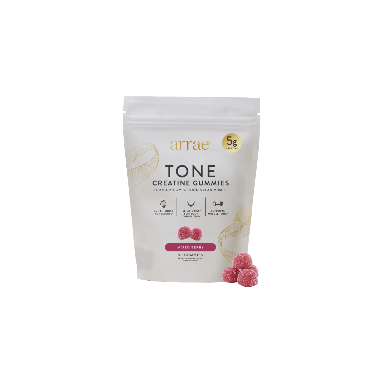 Arrae Creatine Gummies for Women, Muscle & Strength