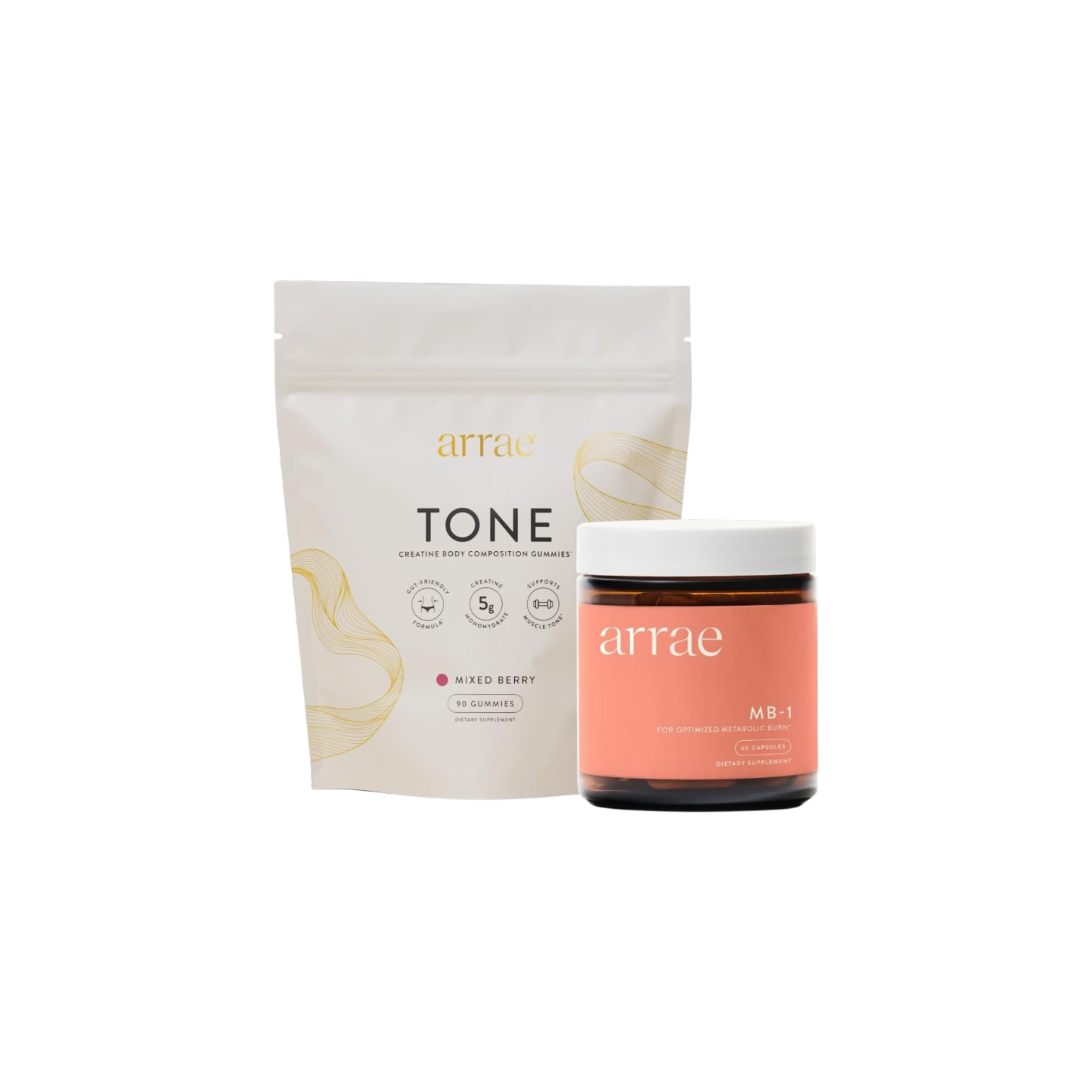 Arrae Lean & Define Duo MB-1 + Tone Gummies