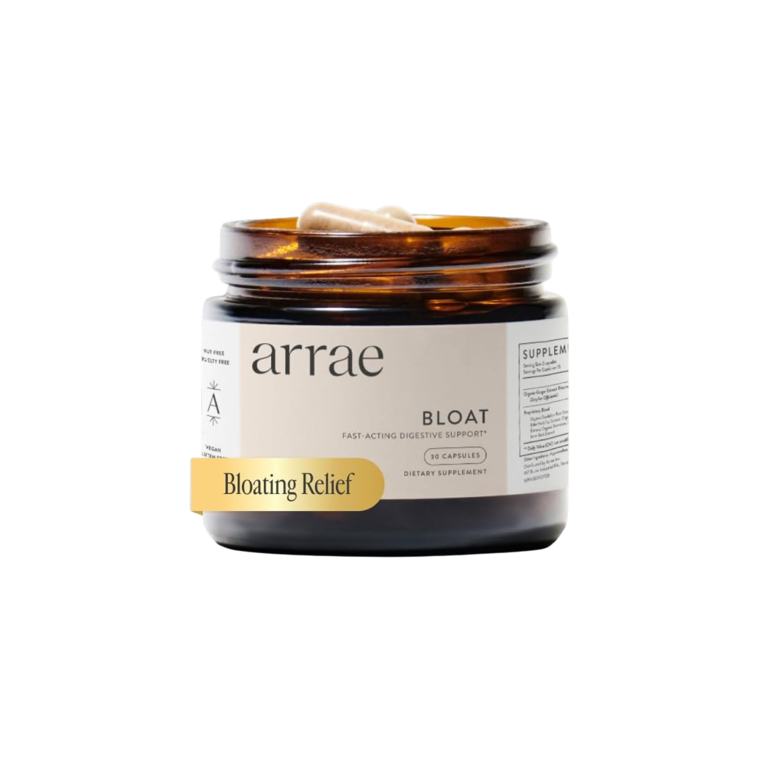 Bloat Capsules - Debloat Supplement for Women by Arrae